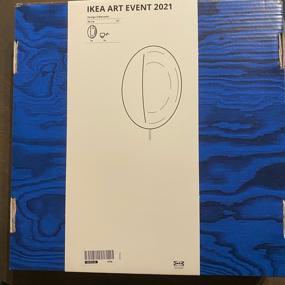 BRAND NEW IKEA ART EVENT 2021 LED WALL LAMP SMALL 12”/30CM - Picture 3 of 7